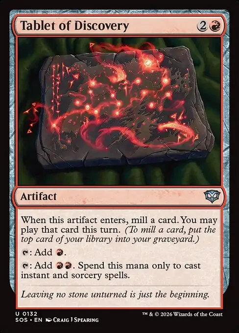 Tablet of Discovery - Foil