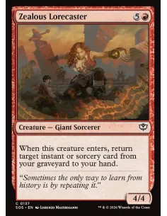 Zealous Lorecaster - Foil