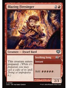 Blazing Firesinger // Seething Song - Foil
