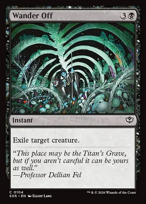 Wander Off - Foil