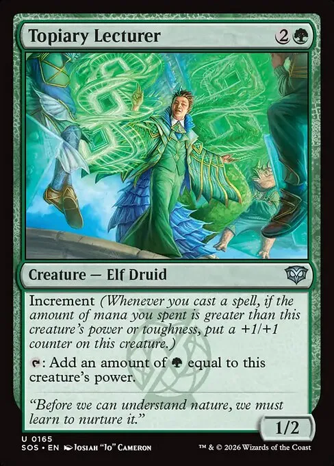 Topiary Lecturer - Foil