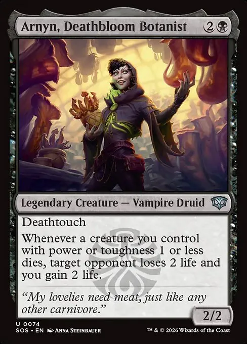 Arnyn, Deathbloom Botanist