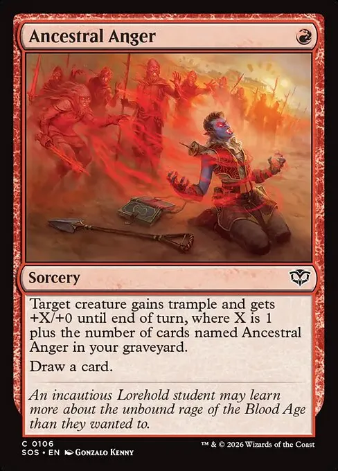 Ancestral Anger