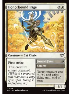 Honorbound Page // Forum's Favor - Foil