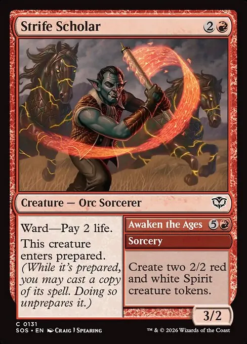 Strife Scholar // Awaken the Ages - Foil