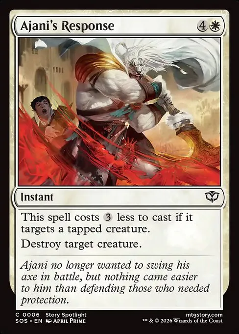 Ajani's Response - Foil