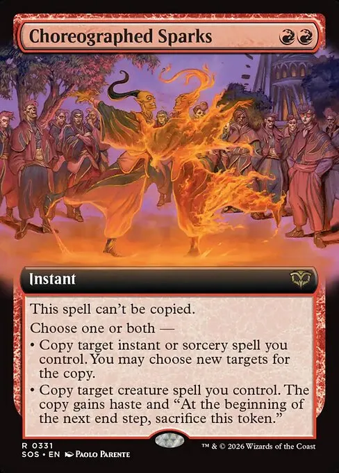 Choreographed Sparks - Foil