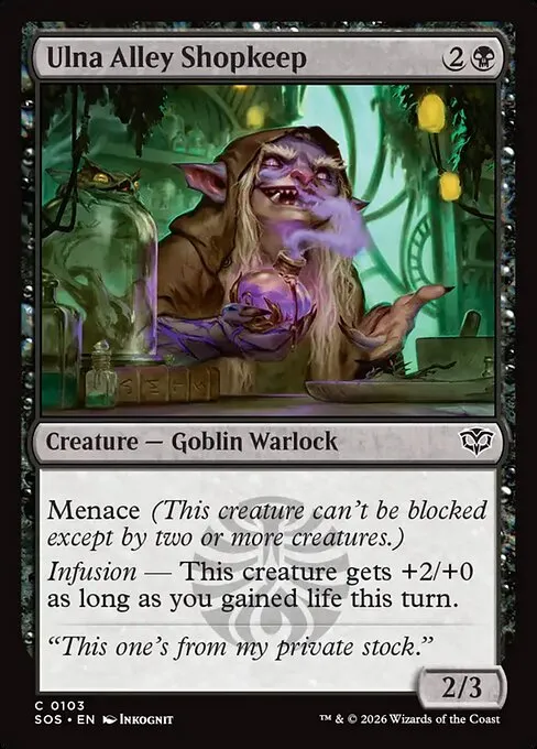 Ulna Alley Shopkeep - Foil