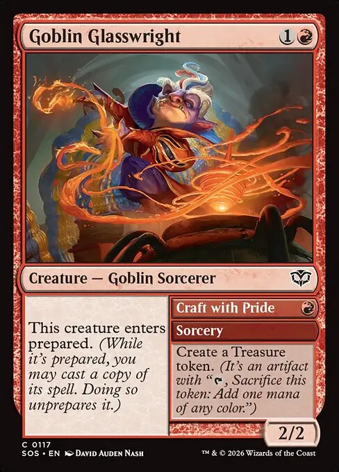 Goblin Glasswright // Craft with Pride - Foil