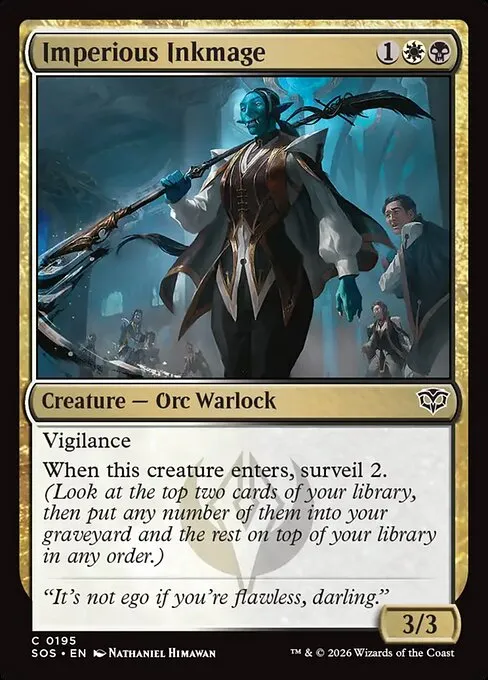 Imperious Inkmage - Foil