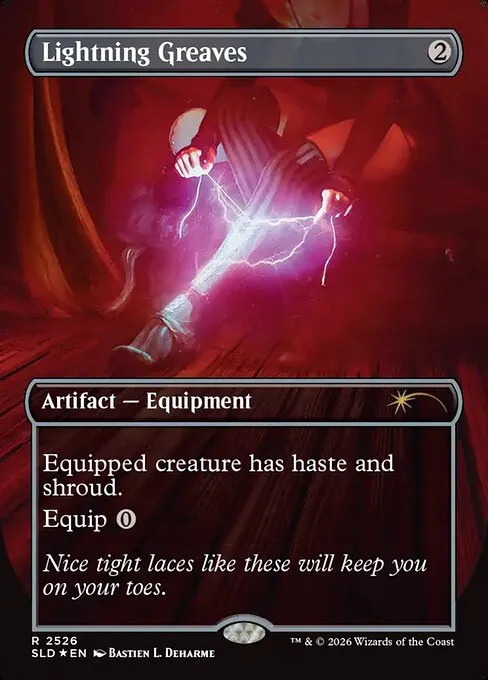 Lightning Greaves - Foil