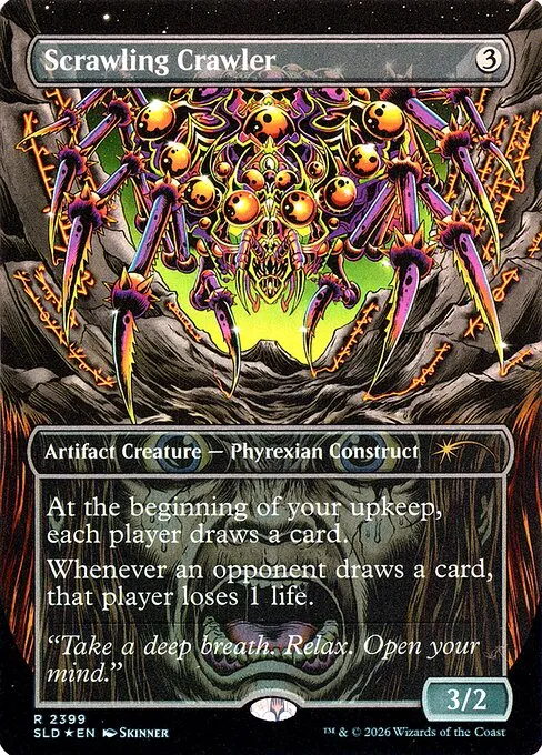Scrawling Crawler - Foil