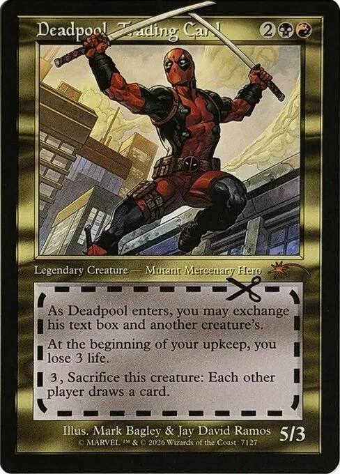 Deadpool, Trading Card - Foil