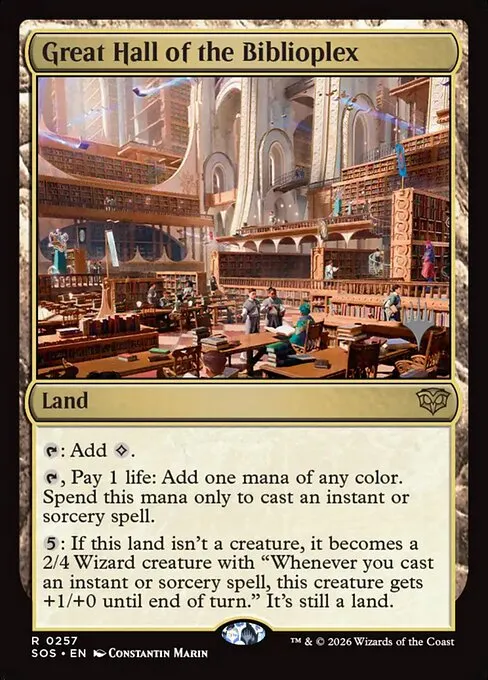 Great Hall of the Biblioplex - Foil