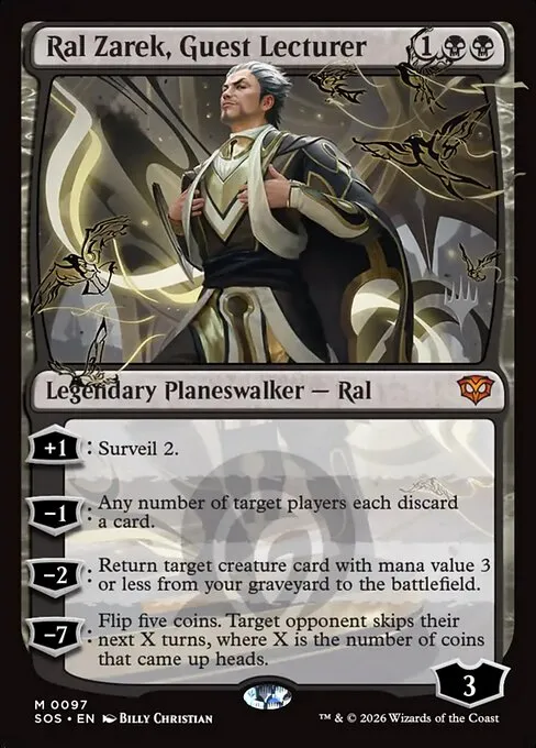 Ral Zarek, Guest Lecturer - Foil