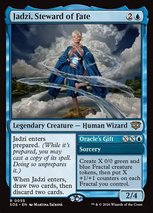 Jadzi, Steward of Fate // Oracle's Gift - Foil