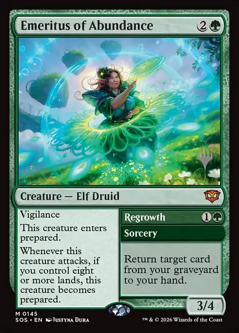 Emeritus of Abundance // Regrowth - Foil