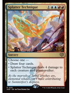 Splatter Technique - Foil