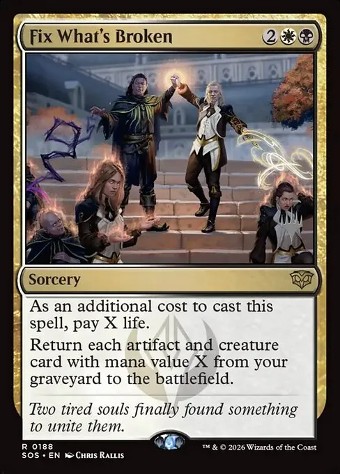 Fix What's Broken - Foil