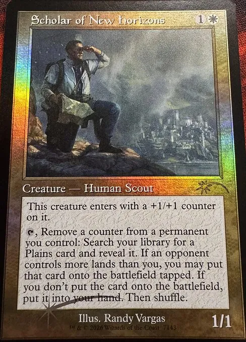 Scholar of New Horizons - Foil