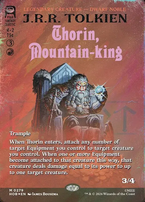 Thorin, Mountain-king - Foil