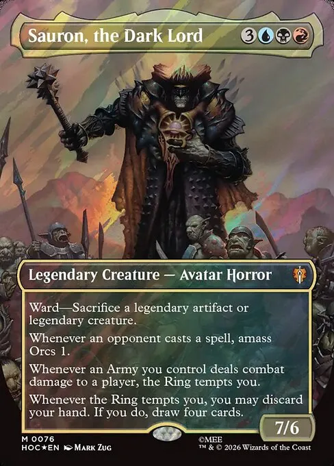 Sauron, the Dark Lord - Foil