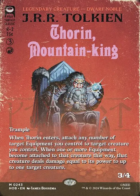Thorin, Mountain-king - Foil