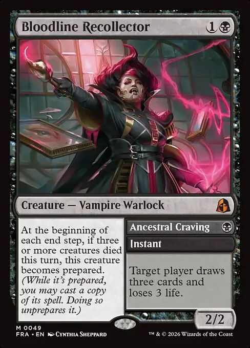 Bloodline Recollector // Ancestral Craving - Foil