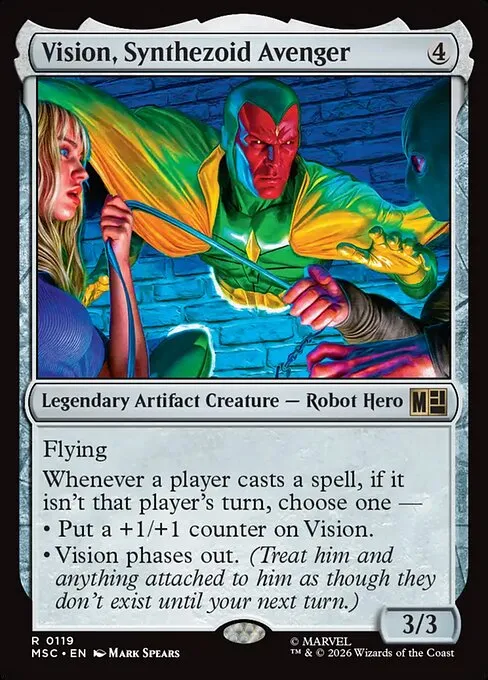 Vision, Synthezoid Avenger - Foil