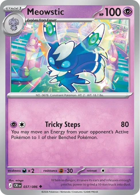 Meowstic - Reverse Holo