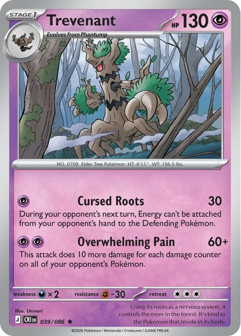 Trevenant - Reverse Holo