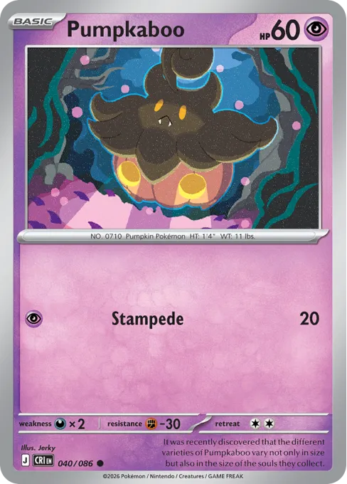 Pumpkaboo - Reverse Holo