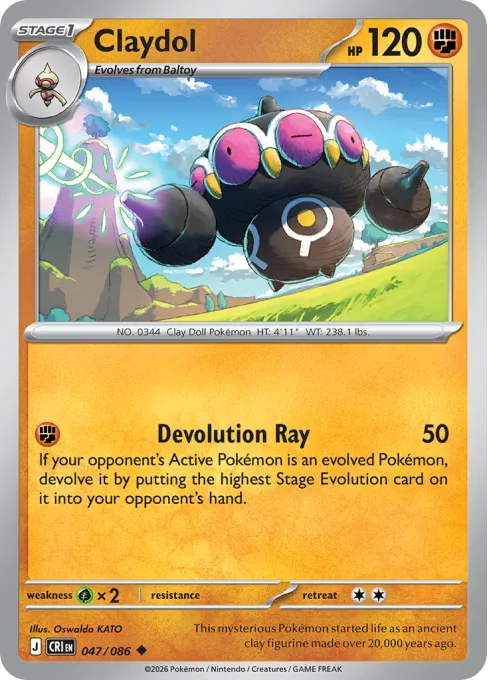 Claydol - Reverse Holo