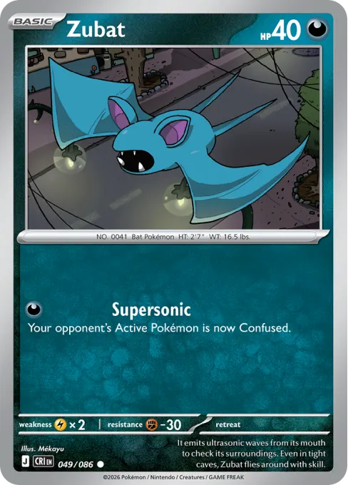 Zubat - Reverse Holo
