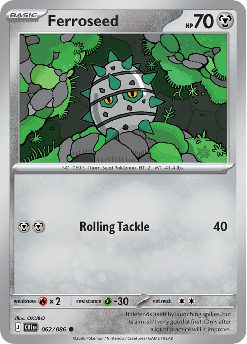 Ferroseed - Reverse Holo