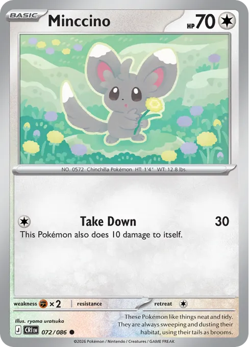 Minccino - Reverse Holo