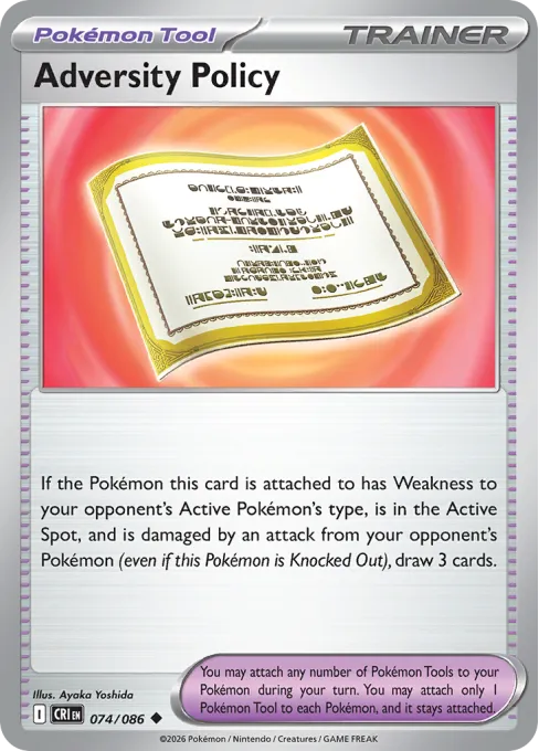 Adversity Policy - Reverse Holo