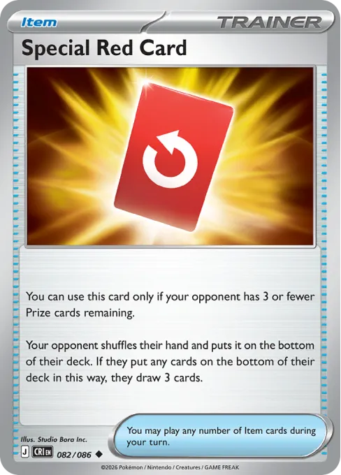 Special Red Card - Reverse Holo
