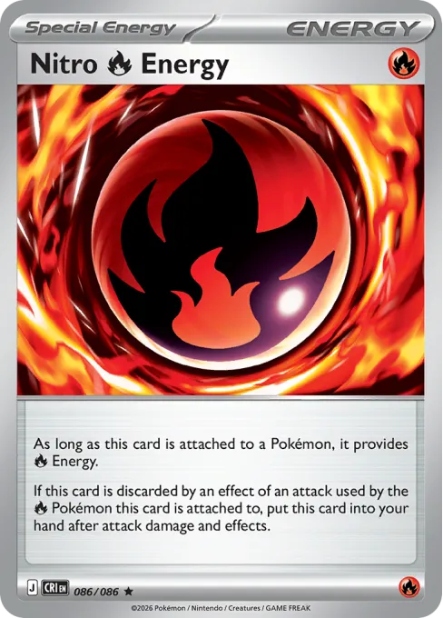 Nitro Fire Energy - Reverse Holo