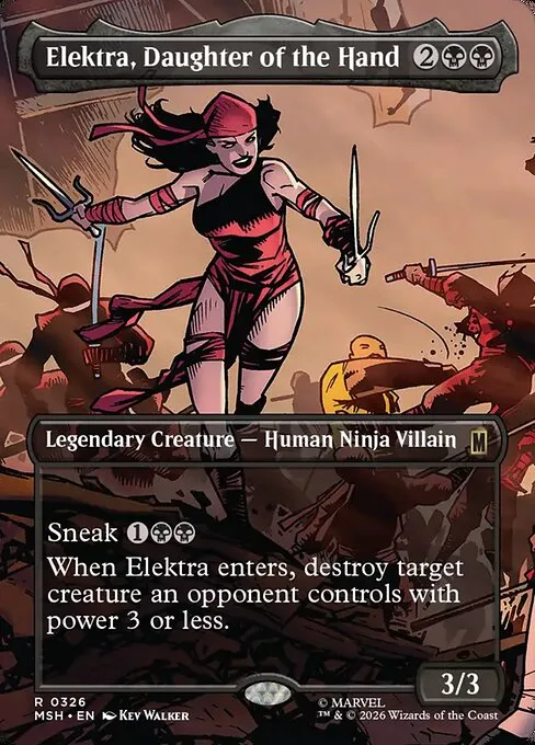 Elektra, Daughter of the Hand - Foil