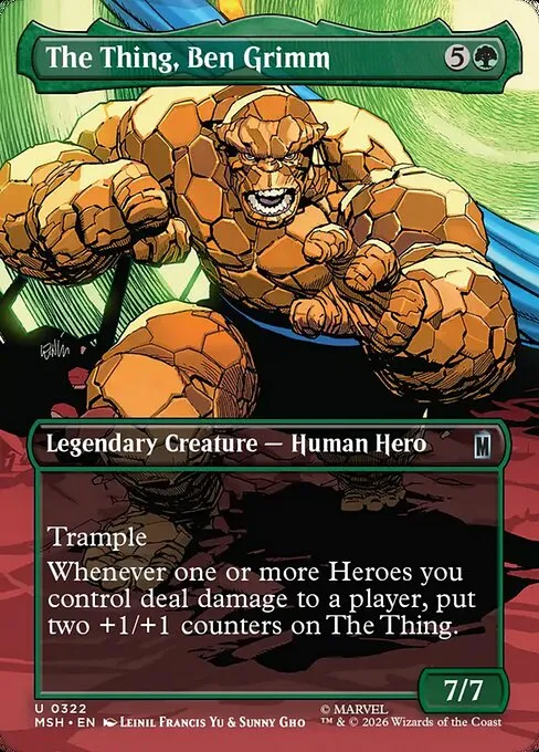The Thing, Ben Grimm - Foil