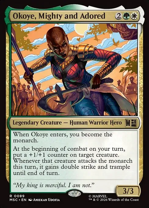 Okoye, Mighty and Adored - Foil