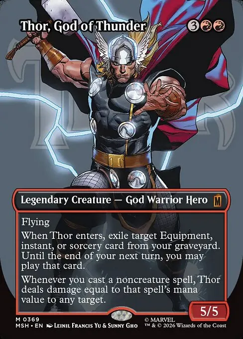 Thor, God of Thunder - Foil