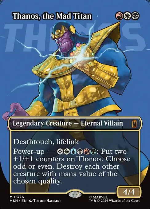 Thanos, the Mad Titan - Foil