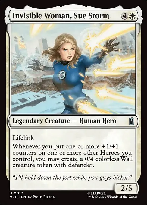Invisible Woman, Sue Storm - Foil