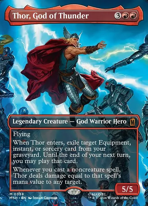 Thor, God of Thunder - Foil