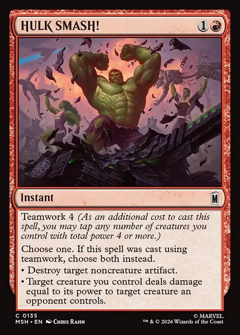 HULK SMASH! - Foil