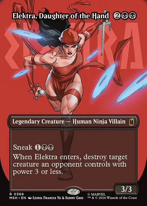 Elektra, Daughter of the Hand - Foil