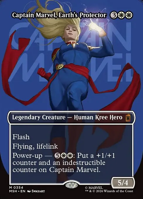 Captain Marvel, Earth's Protector - Foil