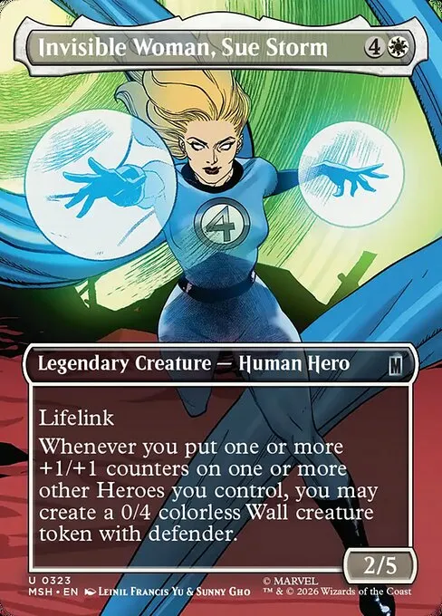 Invisible Woman, Sue Storm - Foil